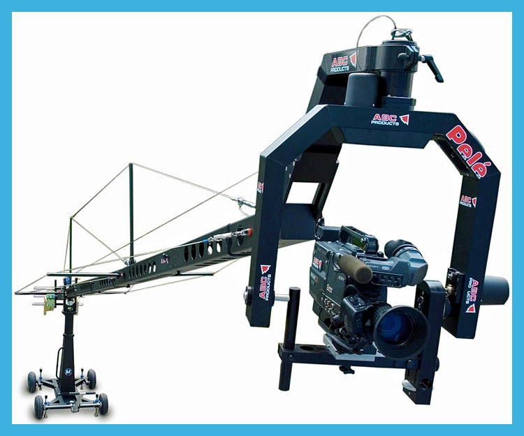 Noleggio del braccio ABC Movie Camera Crane 120 9.0 con una lunghezza di 9 metri.